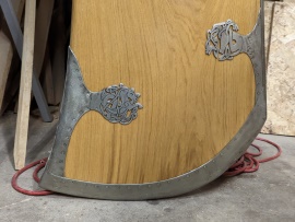 Ruderblatt Steuerruder Wikingerschiff Ruderblatt Steuerruder Wikingerschiff